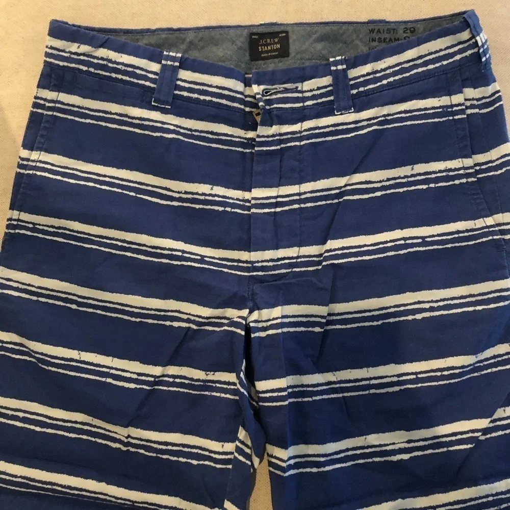 J. Crew Stanton Striped Shorts